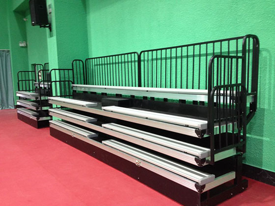 前置式鋁合金座板伸縮看臺(tái)(電動(dòng)/手動(dòng)) 前置式鋁合金座板伸縮看臺(tái)(電動(dòng)/手動(dòng))