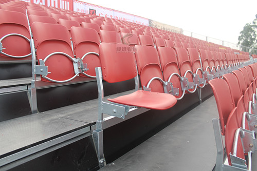 綠蛙斜梁式可拆卸拼裝看臺,臨時(shí)租賃看臺