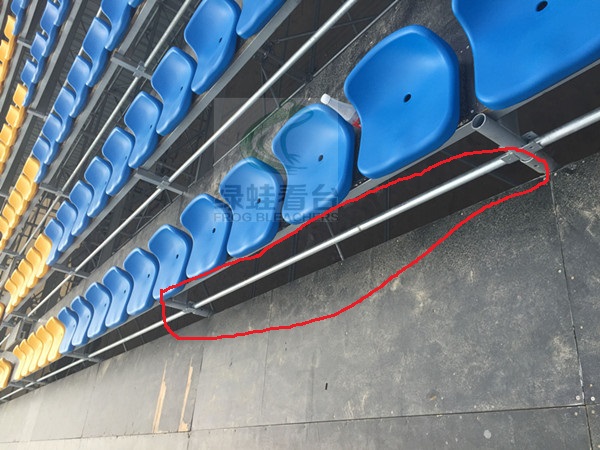 綠蛙看臺-可拆卸拼裝看臺-低靠背-半封閉